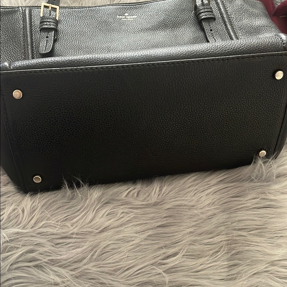 EUC - Kate Spade Large Black Tote Bag - Picture 6 of 8